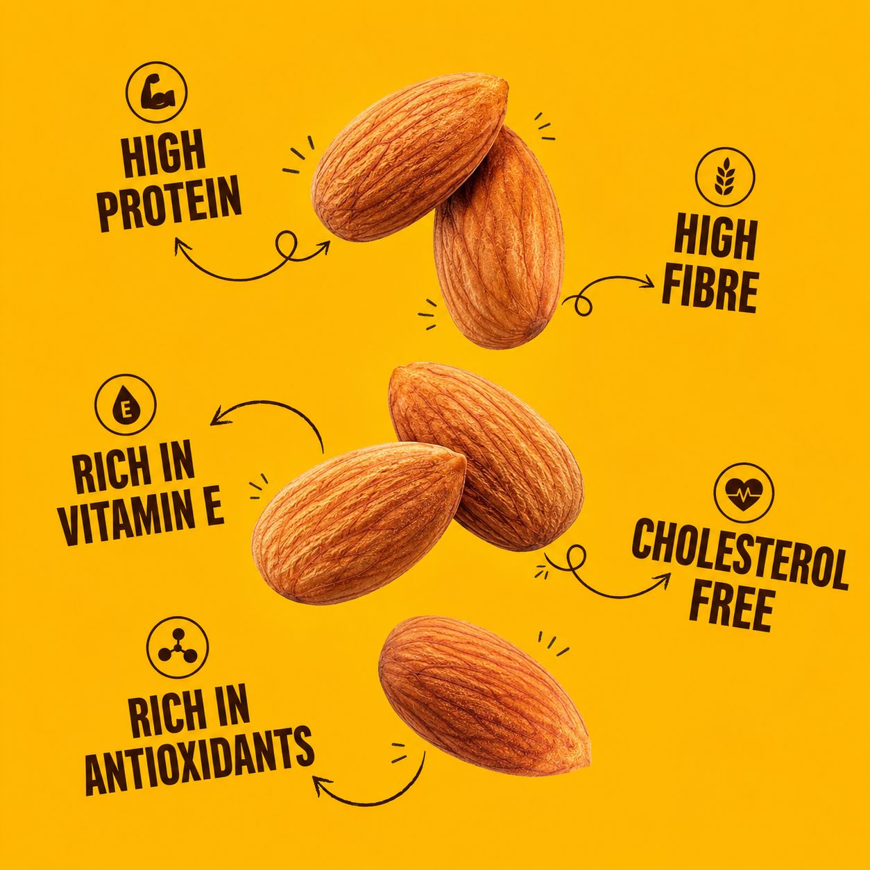 Jani Paradise™️ Premium Kashmiri Almonds – Finest Grade, Rich in Taste & Nutrition