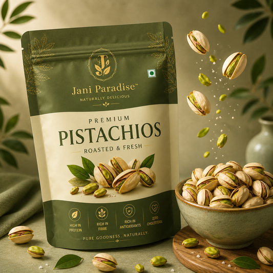 Jani Paradise™️ Premium Roasted Pistachios – Fresh, Crunchy & Naturally Delicious