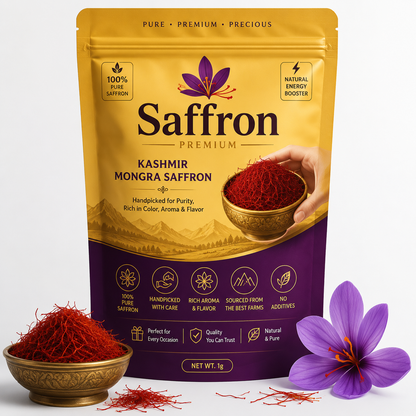 Jani Paradise™ Premium Kashmiri Saffron – Pure, Handpicked & Naturally Aromatic
